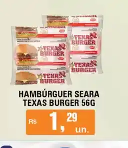 Supermercados Alvorada Hambúrguer seara texas burger oferta