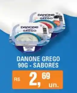 Supermercados Alvorada Danone grego  sabores oferta