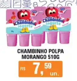 Supermercados Alvorada Chambinho polpa morango oferta