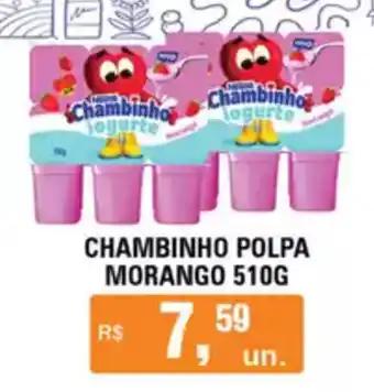 Supermercados Alvorada Chambinho polpa morango oferta