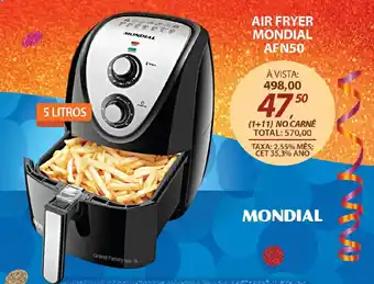 Lojas Cem Air fryer mondial afn50 oferta