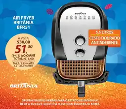 Lojas Cem Air fryer britânia bfr51 oferta