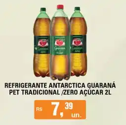 Supermercados Alvorada Refrigerante antarctica guaraná pet tradicional /zero açúcar oferta