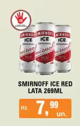 Supermercados Alvorada Smirnoff ice red lata oferta