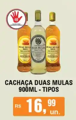 Supermercados Alvorada Cachaça duas mulas - tipos oferta