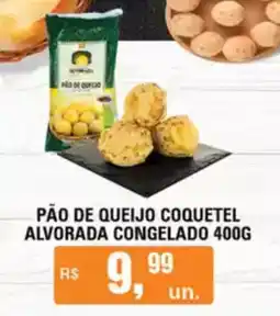 Supermercados Alvorada Pão de queijo coquetel alvorada congelado oferta