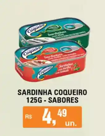 Supermercados Alvorada Sardinha coqueiro  sabores oferta