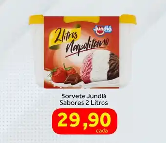 Shibata Supermercados Sorvete Jundiá Sabores oferta