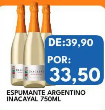 Rancho Bom Supermercados Espumante argentino inacayal oferta