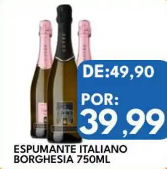 Rancho Bom Supermercados Espumante italiano borghesia oferta