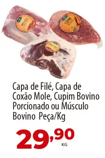 Akki Atacadista Capa de Filé, Capa de Coxão Mole, Cupim Bovino Porcionado ou Músculo Bovino Peça oferta