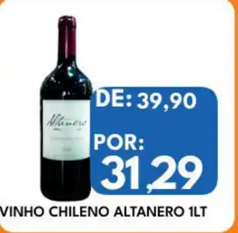 Rancho Bom Supermercados Vinho chileno altanero oferta