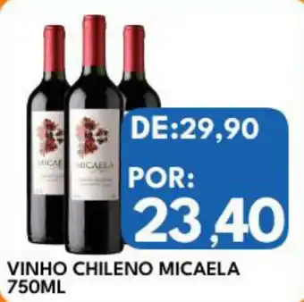 Rancho Bom Supermercados Vinho chileno micaela oferta