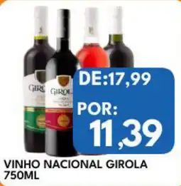 Rancho Bom Supermercados Vinho nacional girola oferta