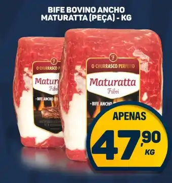 Dom Atacadista Bife bovino ancho maturatta (peça) oferta