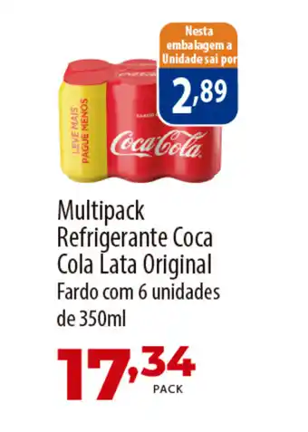 Akki Atacadista Multipack Refrigerante Coca Cola Lata Original Fardo oferta