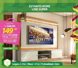 Lojas Cem Estante home line super oferta