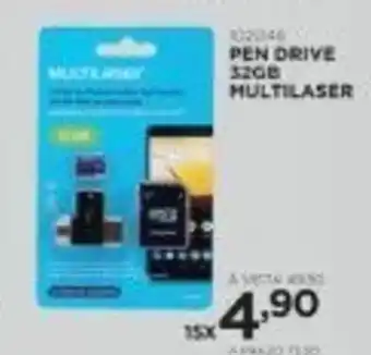 Benoit Pen Drive 32GB Multilaser oferta