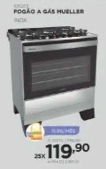 Benoit Fogao a Gas Mueller Inox oferta