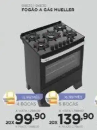 Benoit Fogao a Gas Mueller 5 Bocas oferta