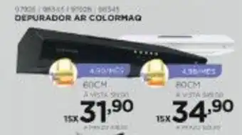 Benoit Depurador Ar Colormaq 60cm oferta