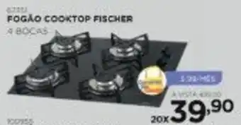 Fogao Cooktop Fischer - 4 Bocas