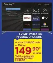 Carrefour Philco - tv 58 ptv58g7ur2csbl oferta