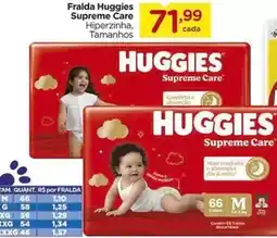 Carrefour Huggies - fralda supreme care oferta