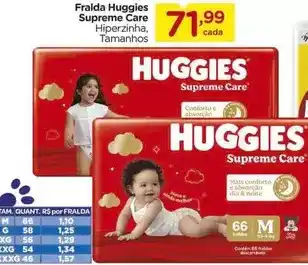 Carrefour Huggies - fralda supreme care oferta