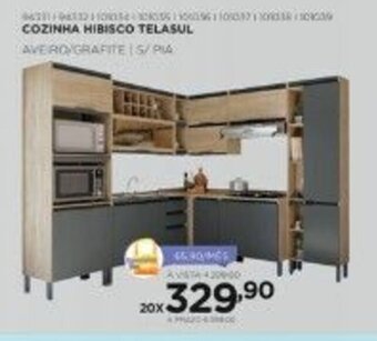 Benoit Cozinha Hibisco Telasul oferta