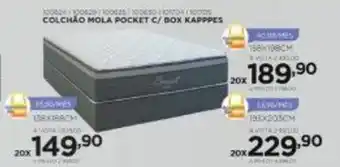 Benoit Colchao Mola Pocket c/ Box Kappes oferta