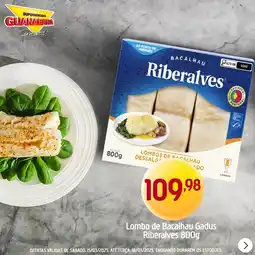 Supermercados Guanabara Lombo de Bacalhau Gadus Riberalves oferta