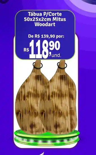 Cocipa Tábua P/Corte Mitus Woodart oferta