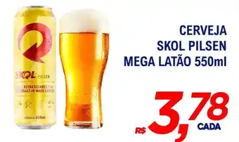 Supermercados BH Skol - cerveja pilsen mega latao oferta