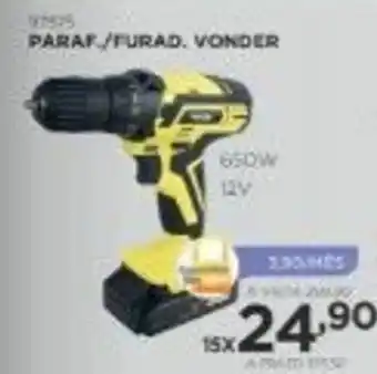 Paraf./ Furad. Vonder 650W 12V