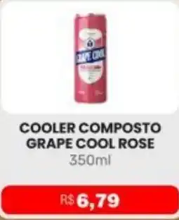 Higa Atacado Cooler composto grape cool rose oferta