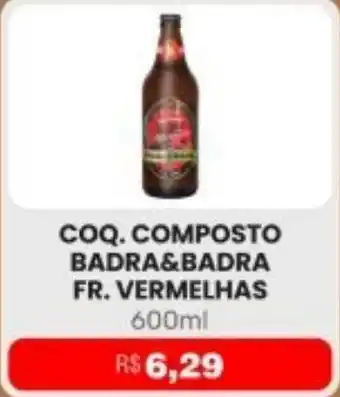 Higa Atacado Coq. composto badra&badra fr. vermelhas oferta