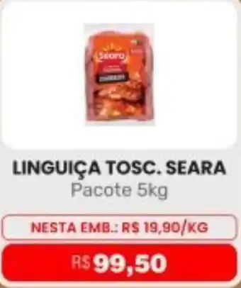 Higa Atacado Linguiça tosc. seara pacote oferta