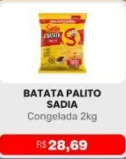 Higa Atacado Batata palito sadia congelada oferta