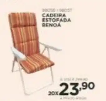 Benoit Cadeira Estofada Benoa oferta