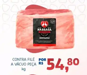 Bergamais Supermercados Contra filé por a vácuo peça oferta