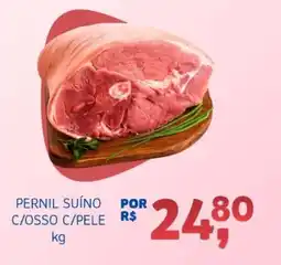 Bergamais Supermercados Pernil suíno c/osso c/pele oferta