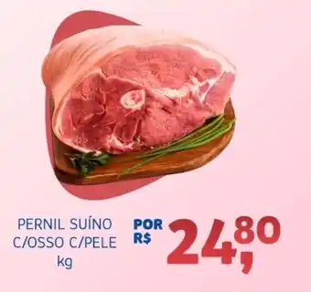 Bergamais Supermercados Pernil suíno c/osso c/pele oferta