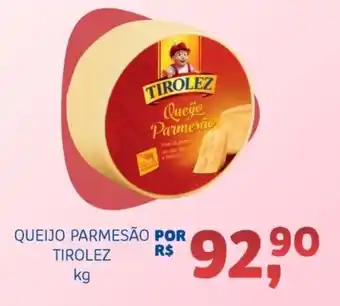 Bergamais Supermercados Queijo parmesão tirolez oferta