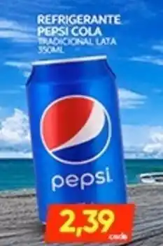 Novo Mix Refrigerante pepsi cola tradicional lata oferta