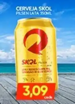 Novo Mix Cerveja skol pilsen lata oferta