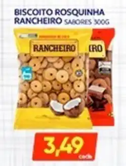 Novo Mix Biscoito rosquinha rancheiro sabores oferta