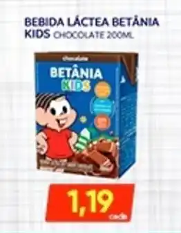 Novo Mix Bebida láctea betania kids chocolate oferta