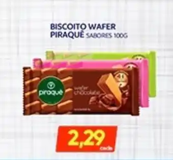 Novo Mix Biscoito wafer piraque sabores oferta