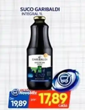 Novo Mix Suco garibaldi integral oferta